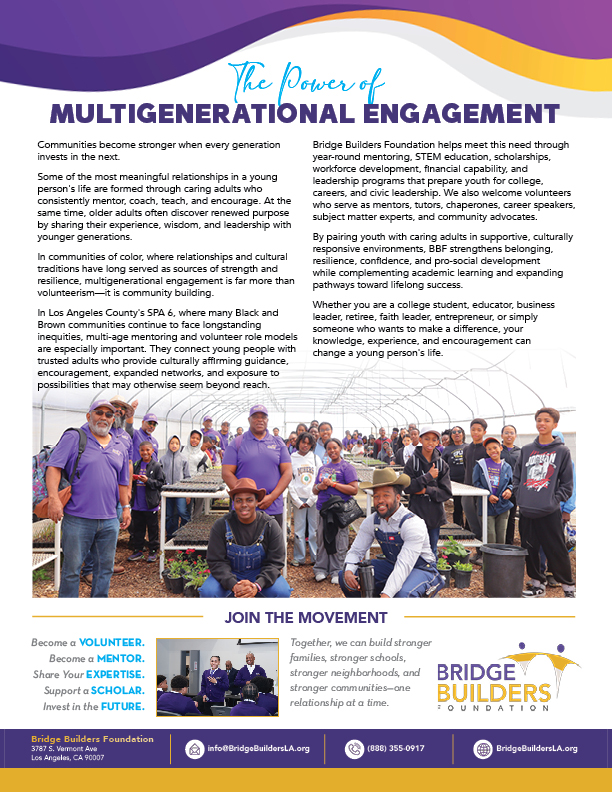 Bridge Builders Foundation Fall 2026 Newsletter image